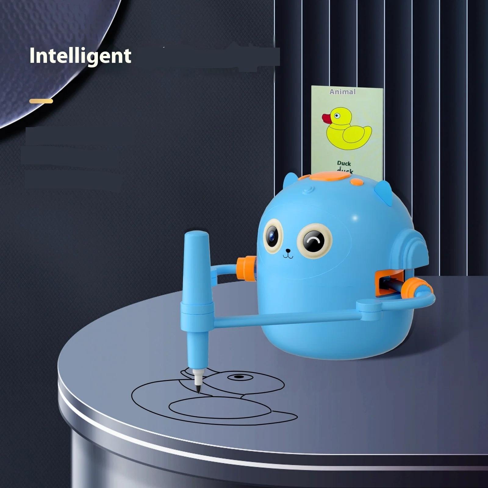 Robot de dessin interactif avec cartes éducatives