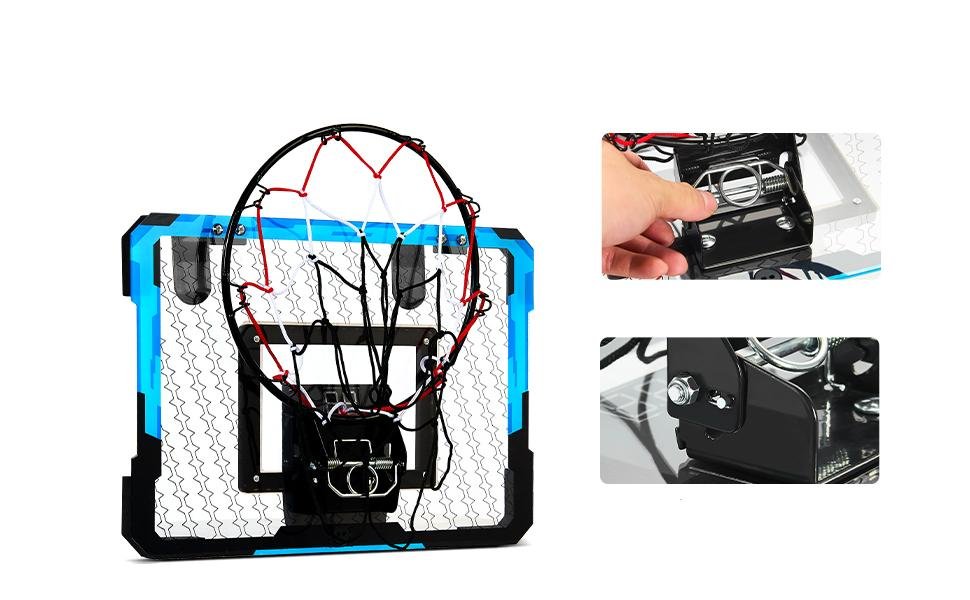 Panier de basket pliable mural pour enfant