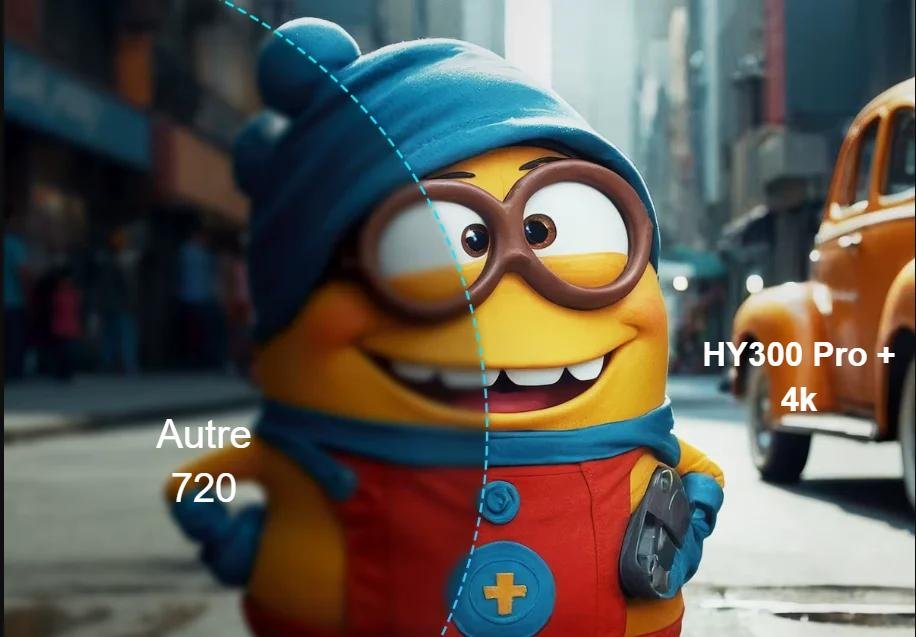 HY300 Pro mise au point enfant