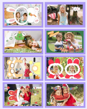 Image prises par un appareil photo pour enfant